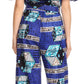 Sakkas Lelisa Ruffle Off-shoulder Long Jumpsuit w/pockets Wax African Ankara Dutch