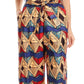 Sakkas Lelisa Ruffle Off-shoulder Long Jumpsuit w/pockets Wax African Ankara Dutch
