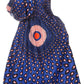 Sakkas Akela Women's Gypsy Peasant Boho Smocked Dress in African Ankara Print