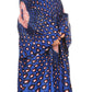 Sakkas Akela Women's Gypsy Peasant Boho Smocked Dress in African Ankara Print