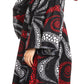 Sakkas Akela Women's Gypsy Peasant Boho Smocked Dress in African Ankara Print