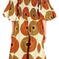 Sakkas Ina Women's African Ankara Print Wide Leg Jumpsuit Dress Of the Shoulder