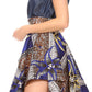 Sakkas Lani Womens Cocktail Sleeveless Hi-Lo Dress in African Print w/Pockets