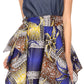 Sakkas Lani Womens Cocktail Sleeveless Hi-Lo Dress in African Print w/Pockets