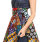 Sakkas Lani Womens Cocktail Sleeveless Hi-Lo Dress in African Print w/Pockets