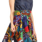 Sakkas Lani Womens Cocktail Sleeveless Hi-Lo Dress in African Print w/Pockets