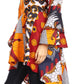 Sakkas Mavi Women's African Ankara Maxi Long Sleeve Dress Cocktail Formal Swing