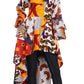 Sakkas Mavi Women's African Ankara Maxi Long Sleeve Dress Cocktail Formal Swing