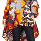 Sakkas Mavi Women's African Ankara Maxi Long Sleeve Dress Cocktail Formal Swing