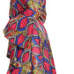 Sakkas Mavi Women's African Ankara Maxi Long Sleeve Dress Cocktail Formal Swing
