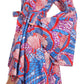Sakkas Olivia Women's Elegant Cocktail Long Sleeves Party Dress African Print