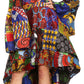 Sakkas Olivia Women's Elegant Cocktail Long Sleeves Party Dress African Print