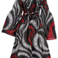 Sakkas Olivia Women's Elegant Cocktail Long Sleeves Party Dress African Print