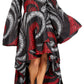 Sakkas Olivia Women's Elegant Cocktail Long Sleeves Party Dress African Print