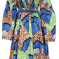 Sakkas Olivia Women's Elegant Cocktail Long Sleeves Party Dress African Print