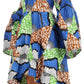 Sakkas Olivia Women's Elegant Cocktail Long Sleeves Party Dress African Print