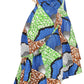 Sakkas Olivia Women's Elegant Cocktail Long Sleeves Party Dress African Print