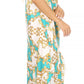 Sakkas Abeni Women's Short Sleeve Casual Print Long Maxi Cover-up Caftan Dress