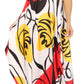 Sakkas Abeni Women's Short Sleeve Casual Print Long Maxi Cover-up Caftan Dress
