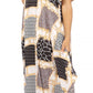 Sakkas Abeni Women's Short Sleeve Casual Print Long Maxi Cover-up Caftan Dress