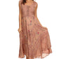 Sakkas Garden Goddess Corset Style Dress