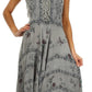 Sakkas Garden Goddess Corset Style Dress