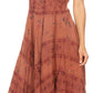 Sakkas Garden Goddess Corset Style Dress