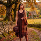 Sakkas Kevina Stonewashed Rayon Embroidered Dress