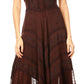 Sakkas Kevina Stonewashed Rayon Embroidered Dress