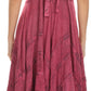 Sakkas Kevina Stonewashed Rayon Embroidered Dress