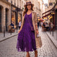 Sakkas Kevina Stonewashed Rayon Embroidered Dress