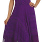 Sakkas Kevina Stonewashed Rayon Embroidered Dress