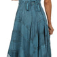 Sakkas Kevina Stonewashed Rayon Embroidered Dress