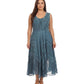 Sakkas Kevina Stonewashed Rayon Embroidered Dress
