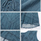 Sakkas Kevina Stonewashed Rayon Embroidered Dress