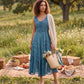 Sakkas Kevina Stonewashed Rayon Embroidered Dress