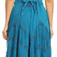 Sakkas Kevina Stonewashed Rayon Embroidered Dress