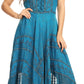 Sakkas Kevina Stonewashed Rayon Embroidered Dress