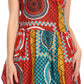 Sakkas Vale Womens African Ankara Sleeveless Short Cocktail Wrap Dress with Pocket