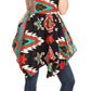 Sakkas Vale Womens African Ankara Sleeveless Short Cocktail Wrap Dress with Pocket