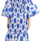 Sakkas Zarah Women's African Ankara Body-con Off shoulder Mermaid Pocket Dress