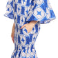 Sakkas Zarah Women's African Ankara Body-con Off shoulder Mermaid Pocket Dress