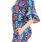 Sakkas Zarah Women's African Ankara Body-con Off shoulder Mermaid Pocket Dress