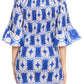 Sakkas Zarah Women's African Ankara Body-con Off shoulder Mermaid Pocket Dress