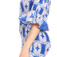 Sakkas Zarah Women's African Ankara Body-con Off shoulder Mermaid Pocket Dress