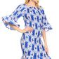 Sakkas Zarah Women's African Ankara Body-con Off shoulder Mermaid Pocket Dress