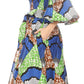 Sakkas Tesa Women's Off the Shoulder Top Pants Set African Ankara Print w/Pockets