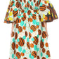 Sakkas Tesa Women's Off the Shoulder Top Pants Set African Ankara Print w/Pockets