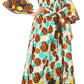 Sakkas Tesa Women's Off the Shoulder Top Pants Set African Ankara Print w/Pockets