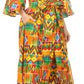 Sakkas Tesa Women's Off the Shoulder Top Pants Set African Ankara Print w/Pockets